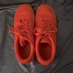 Red Nike Air Force 1’s